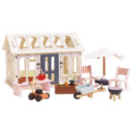Le Toy Van LEME1200 Conservatory Doll House Set