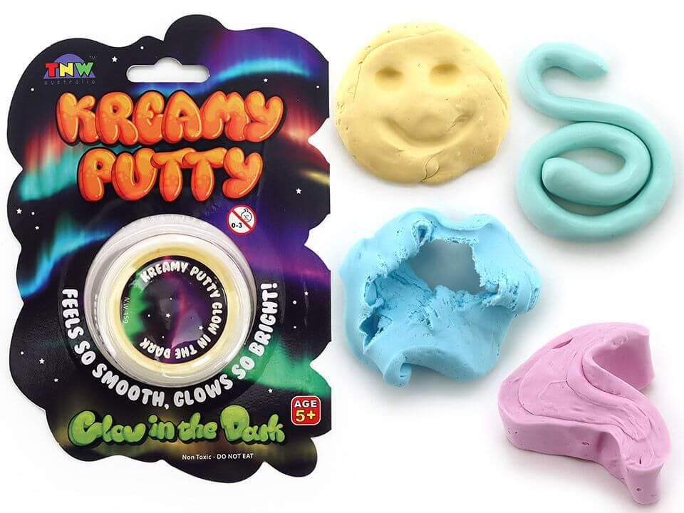 KREAMY PUTTY - GLOW IN THE DARK (4 ASSTD) - 15G