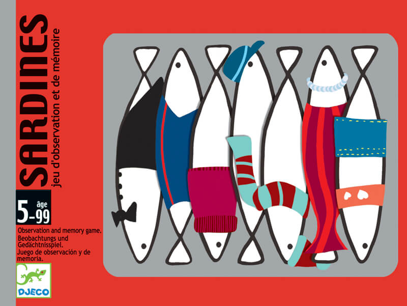 Djeco DJ5161 Sardines Card Game