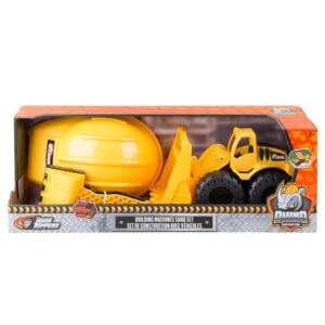 Nikko Rhino Construction Building Machines Set Asst