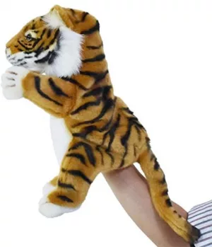 Hansa Tiger Hand Puppet 37cm