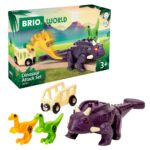 Brio 36082 Dinosaur Attack Set 4 pieces