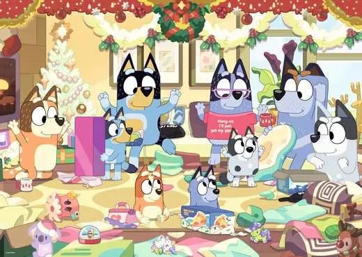 Ravensburger Bluey Christmas Giant Floor Puzzle 24pc