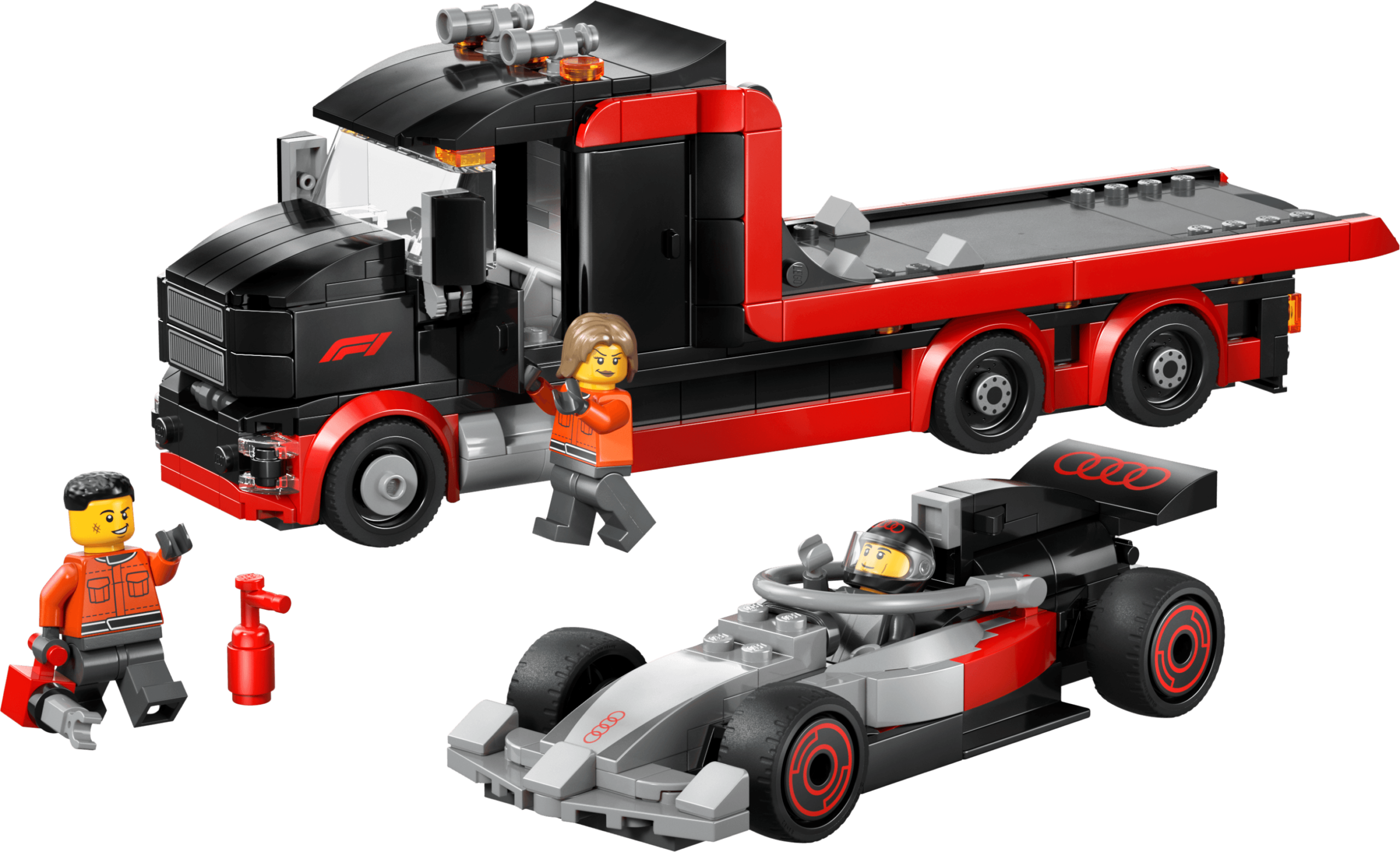 LEGO City 60493 F1® Display Truck with Audi F1® Race Car