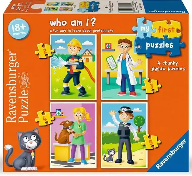 Ravensburger Who Am I? My First Puzzle 2/3/4/5pc