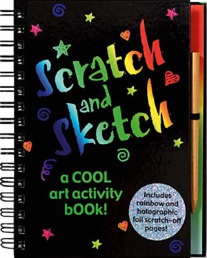 Scratch & Sketch Cool Art Activity Book