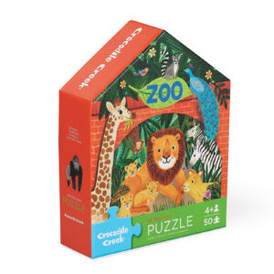 Flat House Puzzle 50pc - Zoo