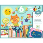 Djeco DJ9292 The Cat & His Friends Multi Craft Kit