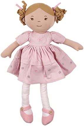 Bonikka Amelia Linen Doll with Brown Hair