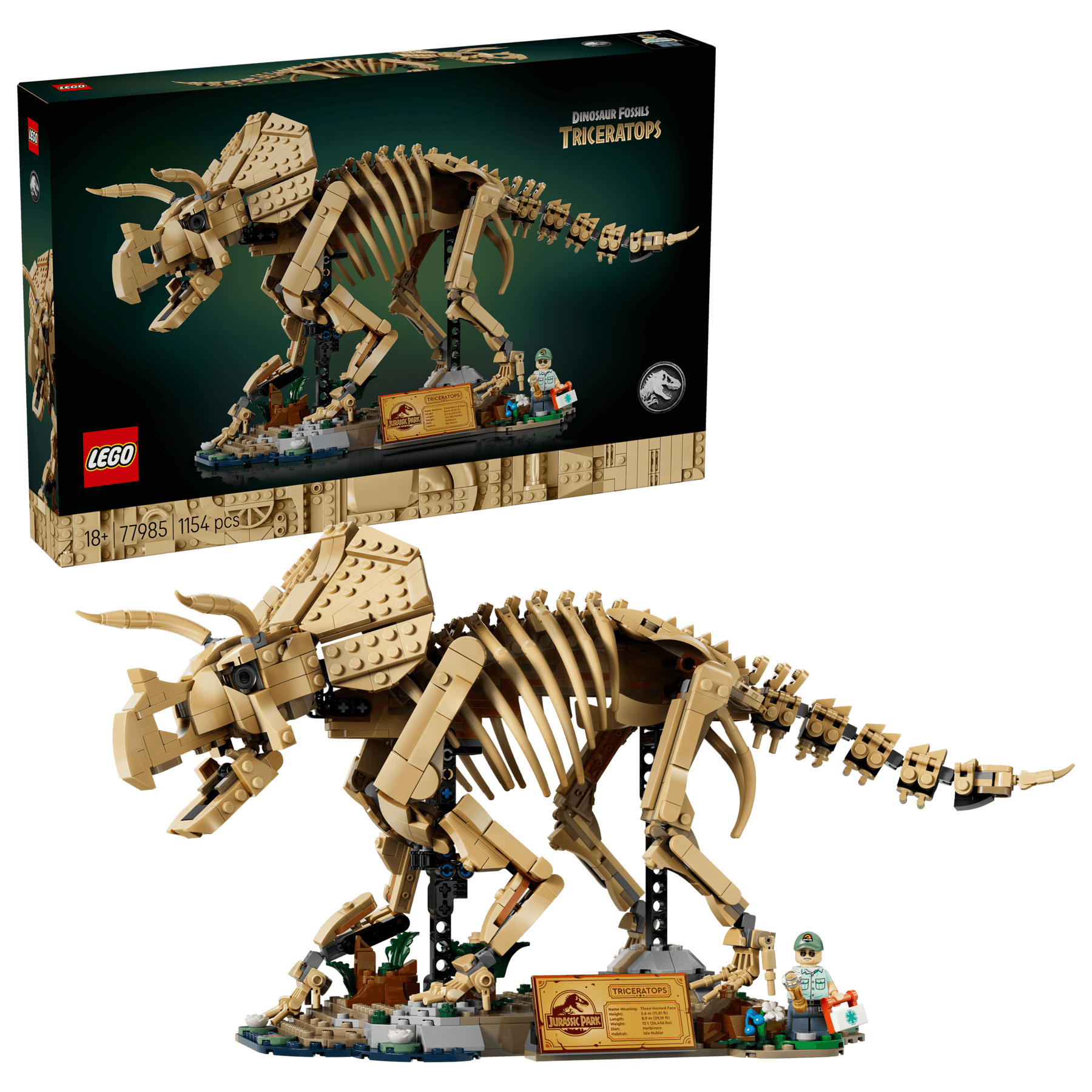 LEGO Jurassic World 77985 Dinosaur Fossils: Triceratops