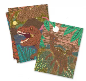 Djeco DJ9726 Scratch Cards Dinosaur