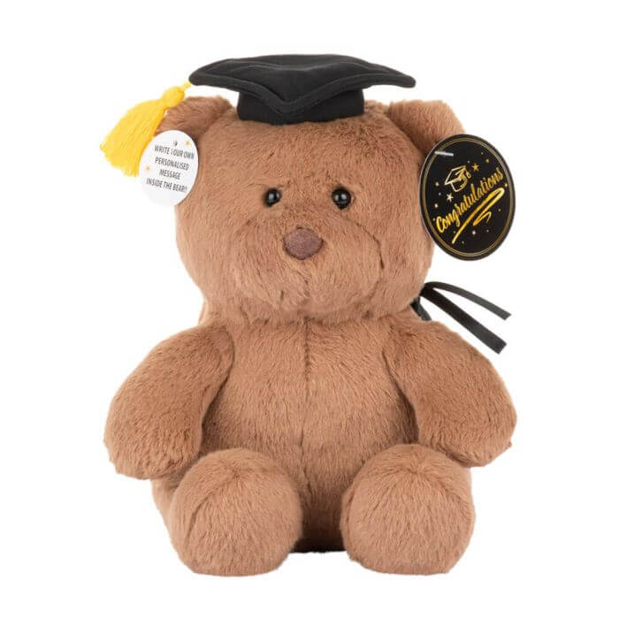 Graduation Bear with Message Card 20cm