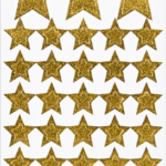 Color Foil Star Stickers