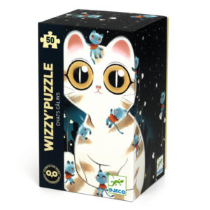 Djeco DJ7021 Cuddly Cats Wizzy Puzzle 50pc