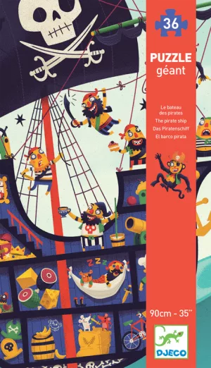 Djeco DJ7129 The Pirate Giant Puzzle 36pc