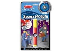 M&D On The Go Secret Decoder Game Book