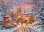 Ravensburger Magical Christmas Glow in the Dark Puzzle 500pc