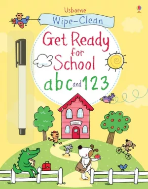 Usborne Wipe Clean Get Ready For School Abc