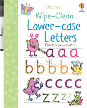 Usborne Wipe Clean Lower Case Letters Activity Book