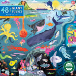 Eeboo Within The Sea Giant Rectangular Puzzle 48pc