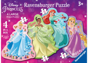 Ravensburger Disney Princess 4 Shaped Puzzle in a Box