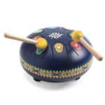 Djeco DJ6035 Animambo Steel Tongue Dark Blue Drum 16cm
