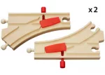 Brio 33344 Wooden Railway Mechanical Switch