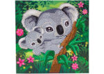 Crystal Art Koala Hugs Card Kit