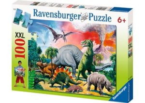 Ravensburger Among The Dinosaurs 100pc Puzzle