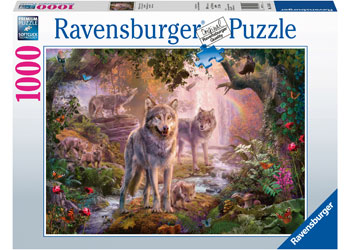 Ravensburger Summer Wolves Puzzle 1000pc Ravensburger Summer Wolves Puzzle 1000pc