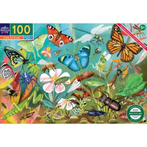 Eeboo Love Of Bugs Puzzle 100pc