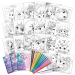 Nebulous Stars Watercoloring Book Set