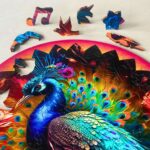 Twigg Puzzles Penelope Peacock 118pc Wooden Puzzle