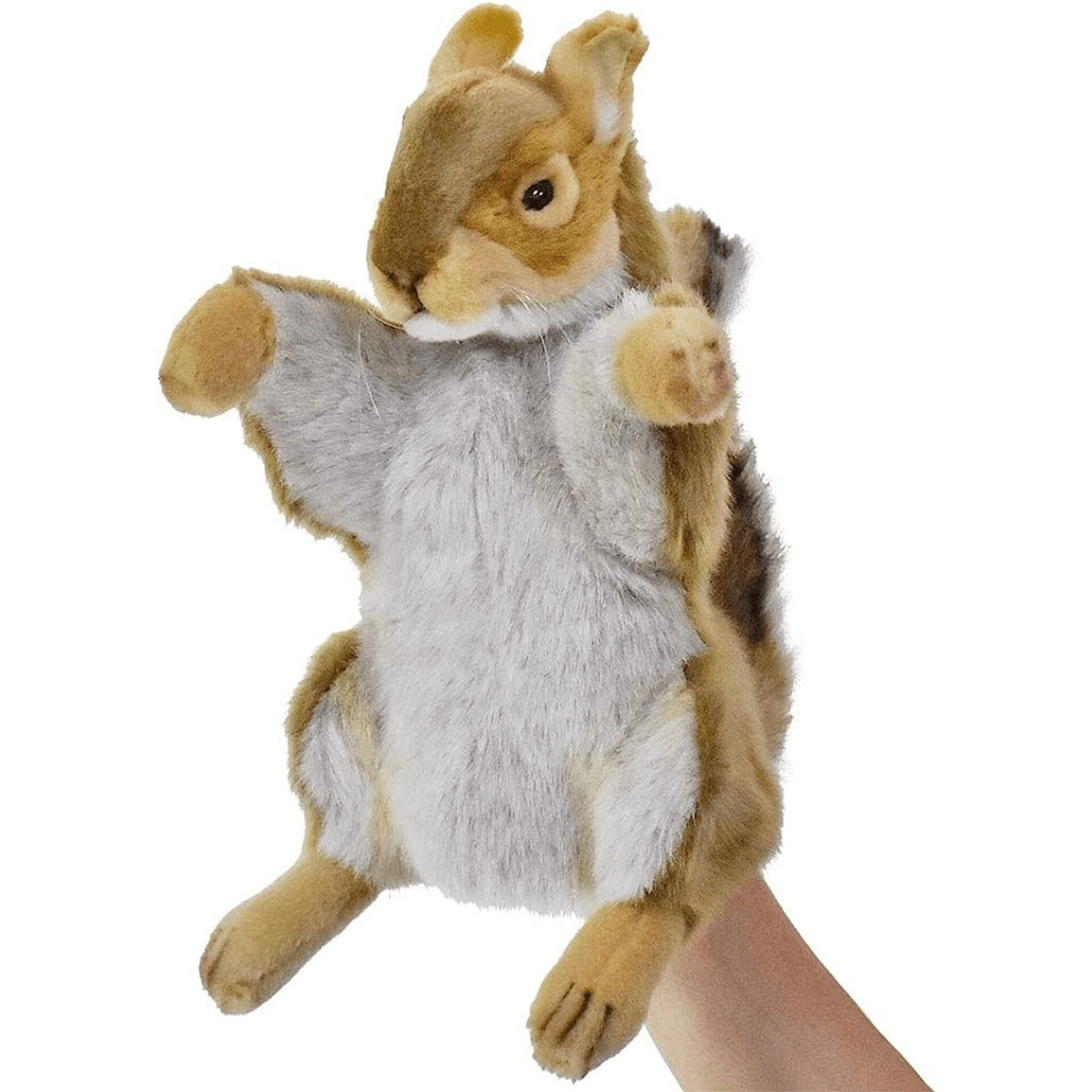Hansa Red Squirrel Puppet 28cm