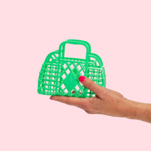 Sun Jellies Retro Basket Mini - Green