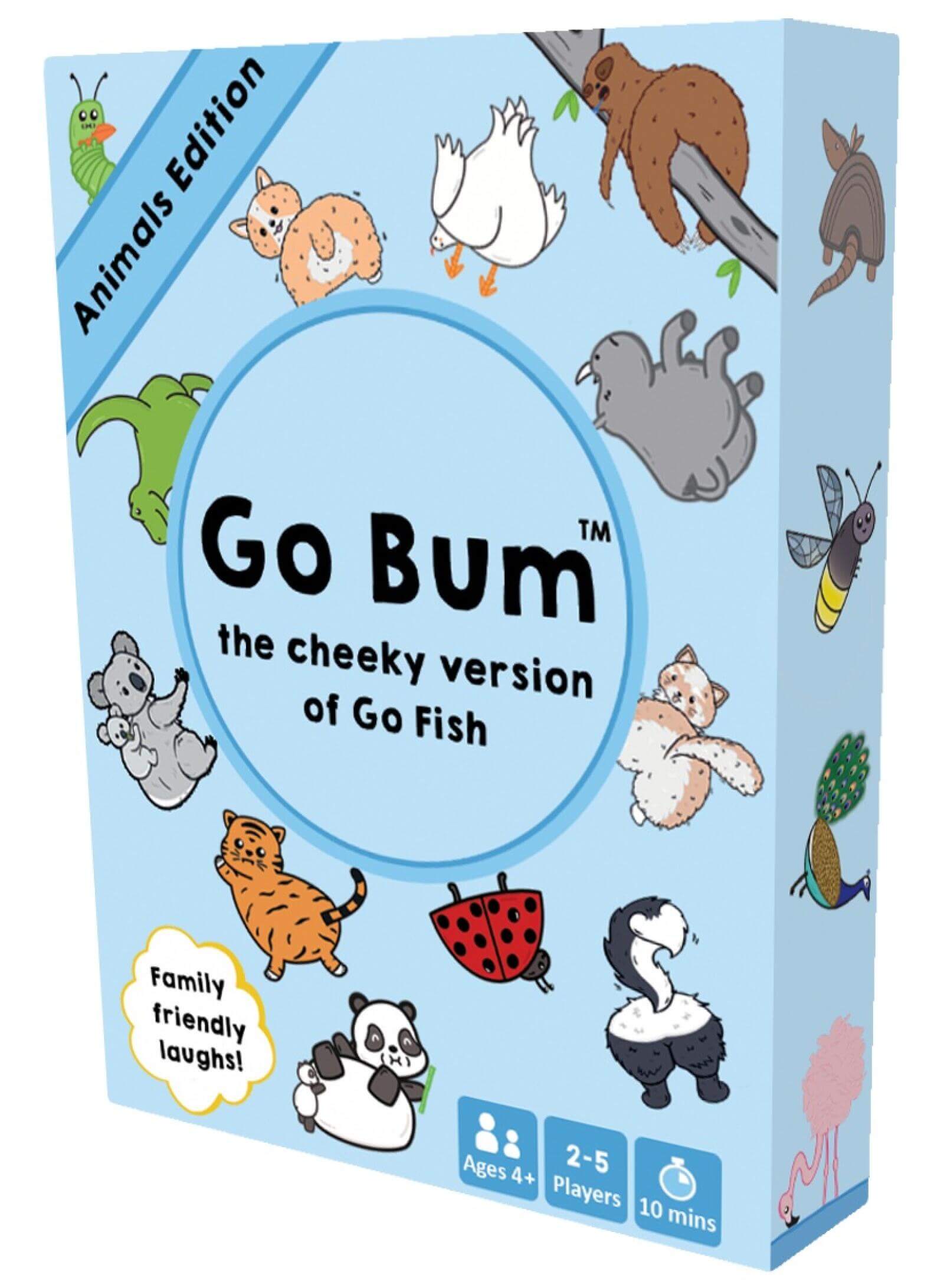 Go Bum (Cheeky Version of Go Fish) - Animals Edition
