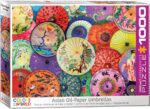 Eurographics Asian Oil Paper Umbrellas Puzzle 1000pc