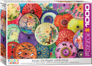 Eurographics Asian Oil Paper Umbrellas Puzzle 1000pc