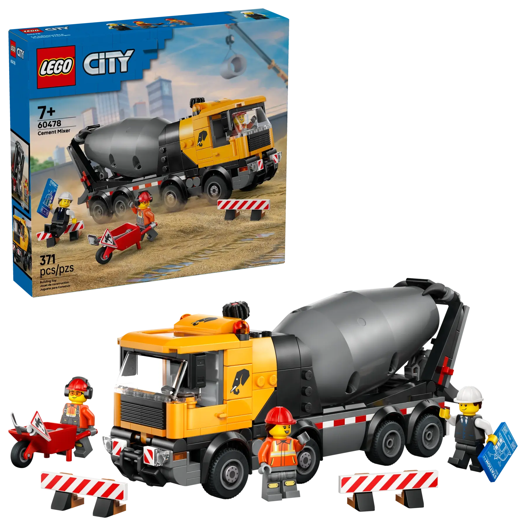 Lego City 60478 Cement Mixer