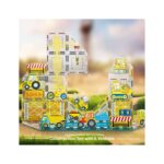 Picasso Tiles Construction 45pc Set With 8 Vehicles