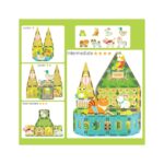 Picasso Tiles Farm Animal 52pc Set With 8 Animals