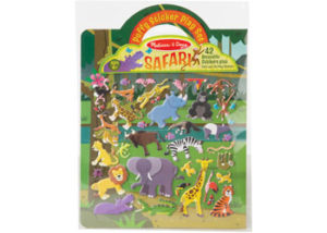 M&D Safari Reusable Puffy Stickers
