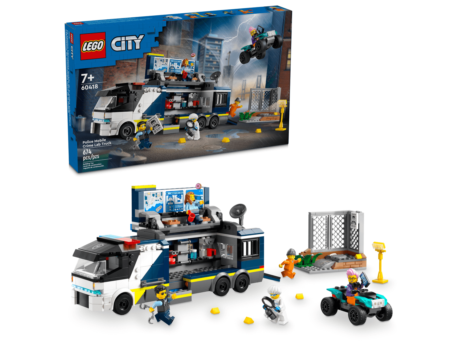 LEGO City 60418 Police Mobile Crime Lab Truck LEGO City 60418 Police Mobile Crime Lab Truck