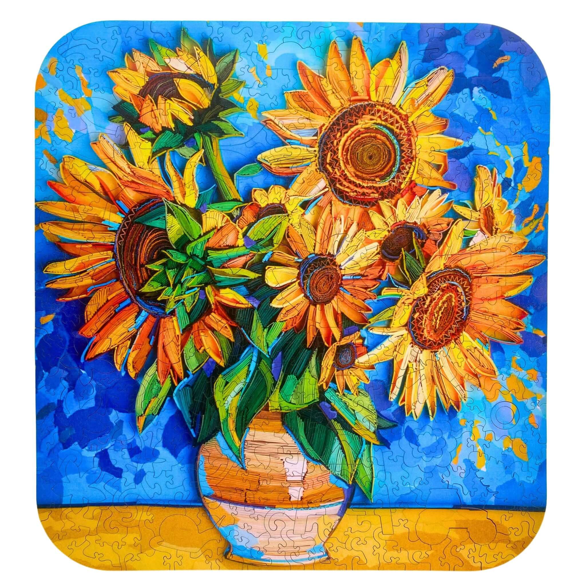Twigg Puzzles Sunflowers 410pc Wooden Puzzle