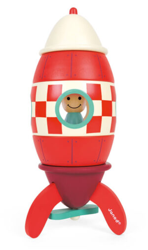 Janod Wooden Magnetic Rocket
