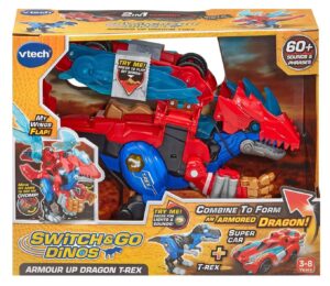 VTech Switch & Go Armour Up T-Rex Dragon