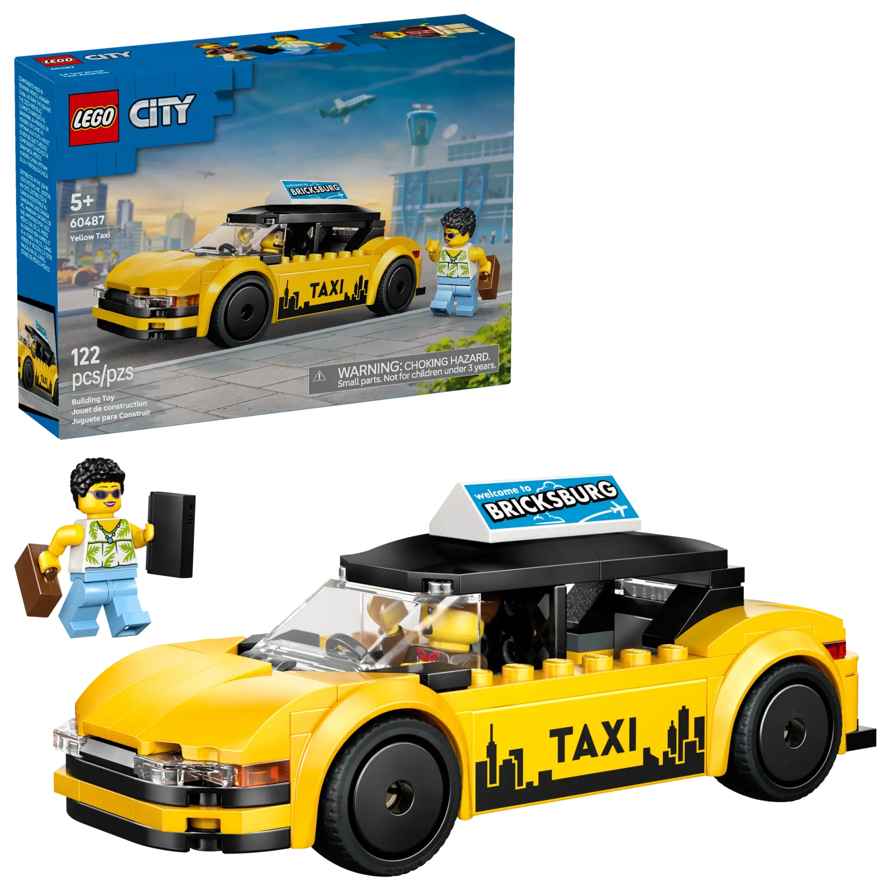 Lego City 60487 Yellow Taxi