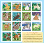 My First Color-by-Sticker Book Furry Friends