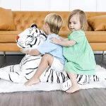 M&D Large White Tiger Plush