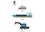 Brio 33534 Container & Crane Wagon